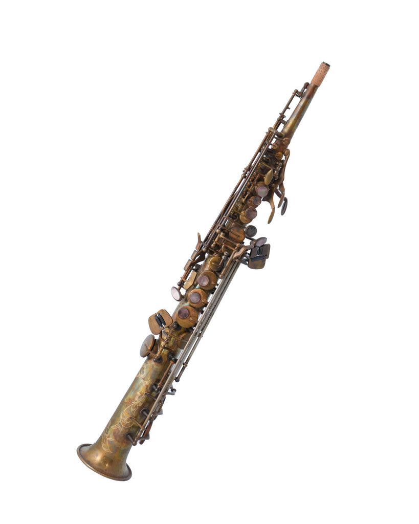 Leblanc LSS711AB Premiere Soprano Saxophone - Aged Brass - SAX