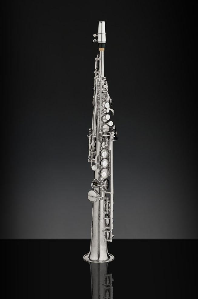 Rampone & Cazzani R1 Jazz Straight Soprano Saxophone - Solid Silver - SAX